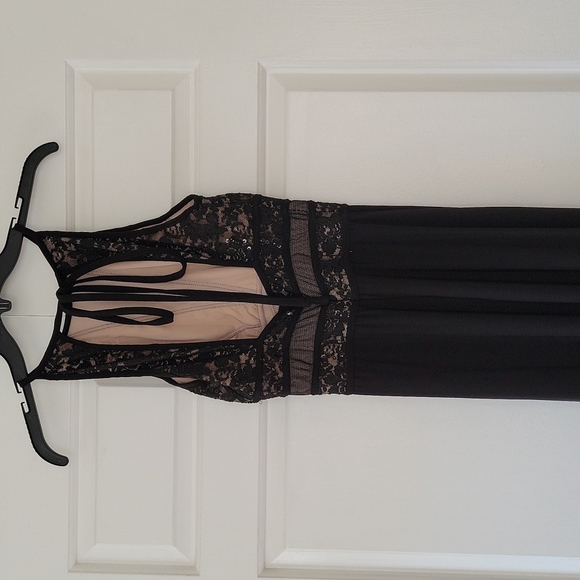 Black Halter Gown - Picture 3 of 7